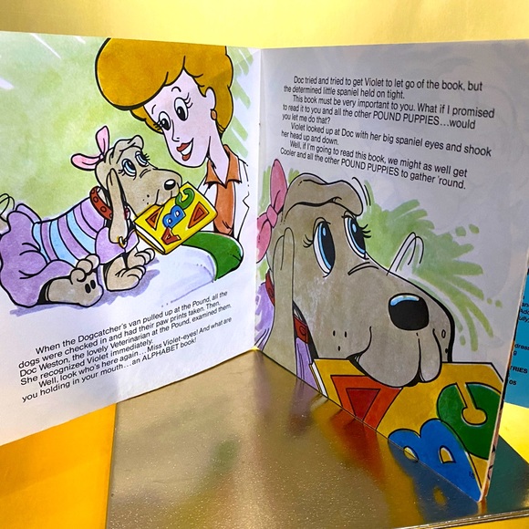 POUND PUPPIES VINTAGE 1985 IN FUN FROM A TO Z FULL COLOR BOOK 24 PAGE - Picture 11 of 15